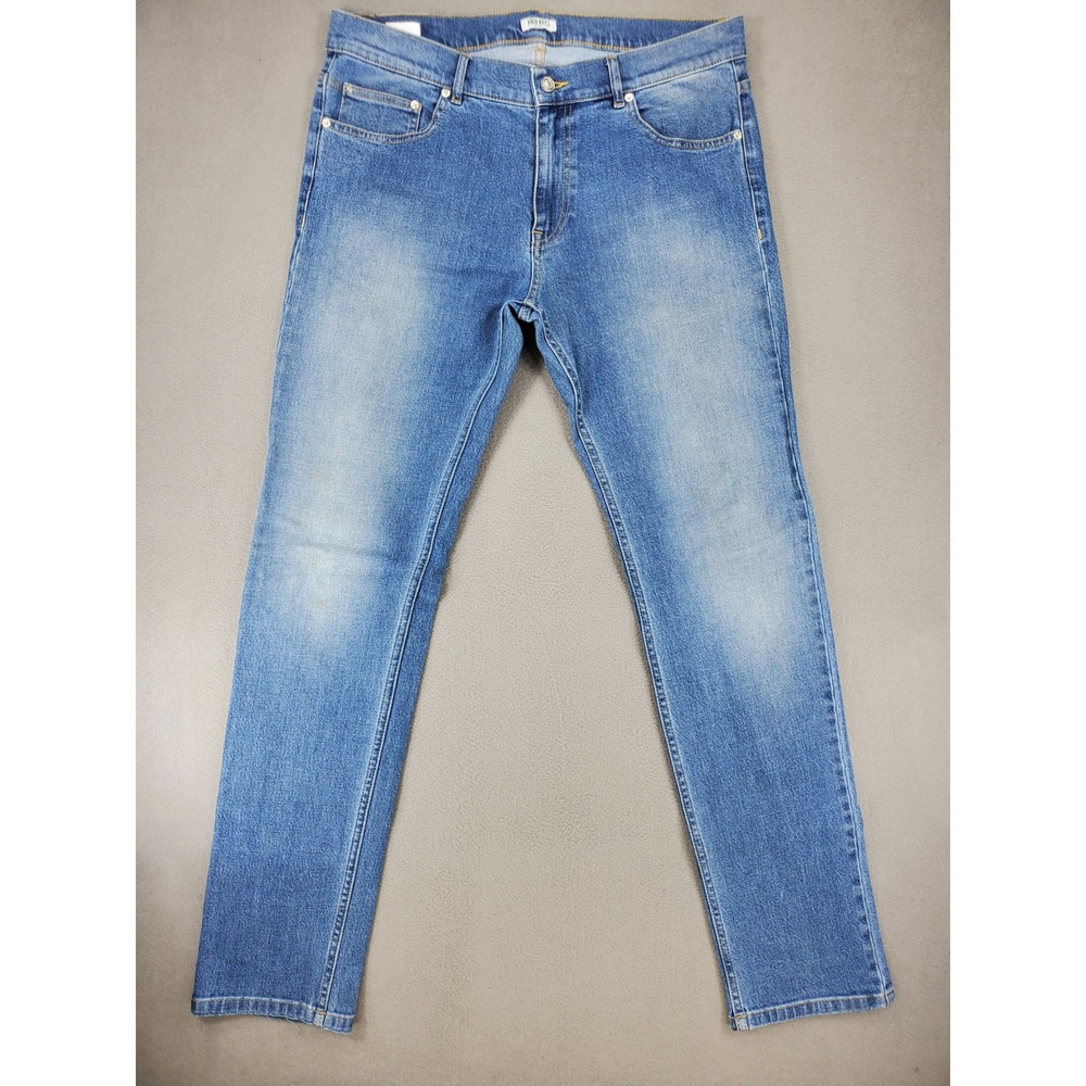 Kenzo Slim Jeans Mens 34 Blue Designer Medium Wash Stretch Denim‎ Paris